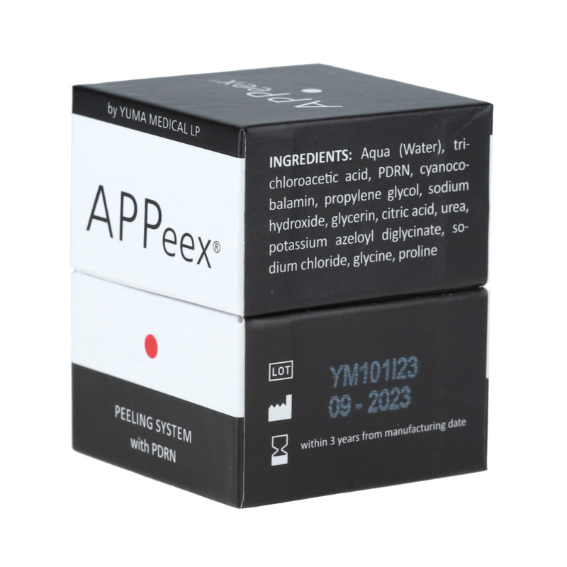 APPeex - инновационный трёхфазный пилинг 6 мл. с TCA 20%, PDRN и витамином B12.